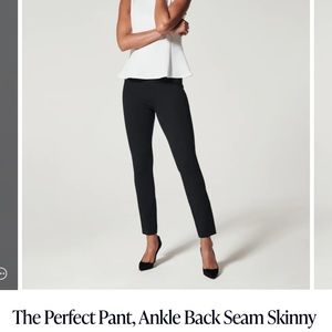 Spanx The Perfect Pant, ankle backseam skinny,  Size XL